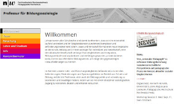 Professur für Bildungssoziologie