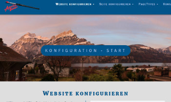 Die eigene Website konfigurieren